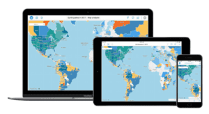 MicroStrategy Geospatial Services ™ optimisé par Mapbox