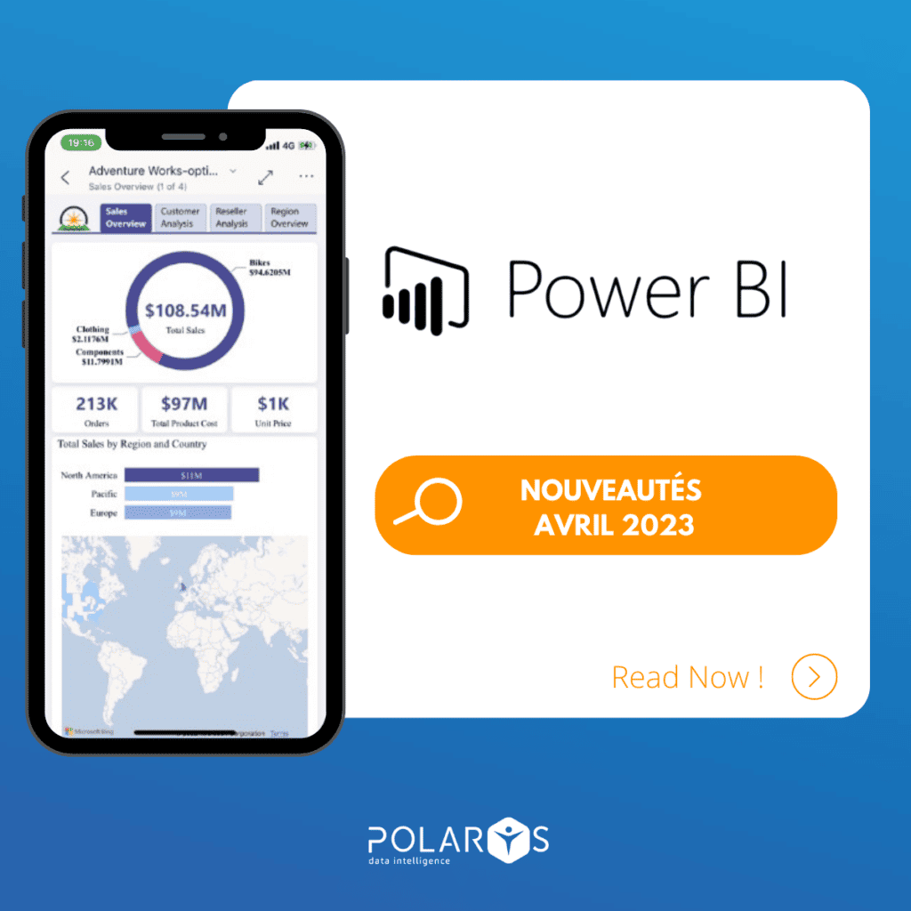 Nouveautés Microsoft Power BI avril 2023