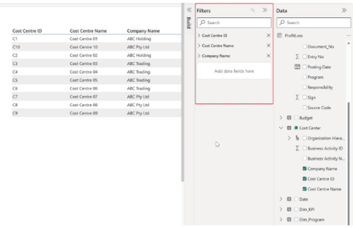 Nouveautés Microsoft Power BI avril 2023 - filter panel